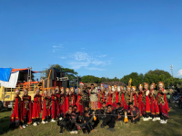 SMP Negeri 1 Kragan Meriahkan Karnaval Kecamatan Kragan HUT Ke-80 Kemerdekaan RI