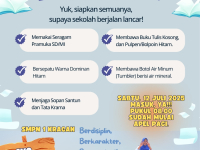 Informasi Persiapan MPLS SMP Negeri 1 Kragan Tahun Ajaran 2025/2026 