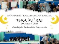 LOMBA REBANA DALAM RANGKA PERINGATAN ISRA’ MI’RAJ NABI MUHAMMAD SAW SMP NEGERI 1 KRAGAN TAHUN 2025