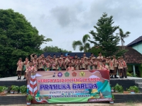 Pelaksanaan Verifikasi dan Pengukuhan Pramuka Garuda 2025 Kwarcab Rembang di SMP Negeri 1 Kragan