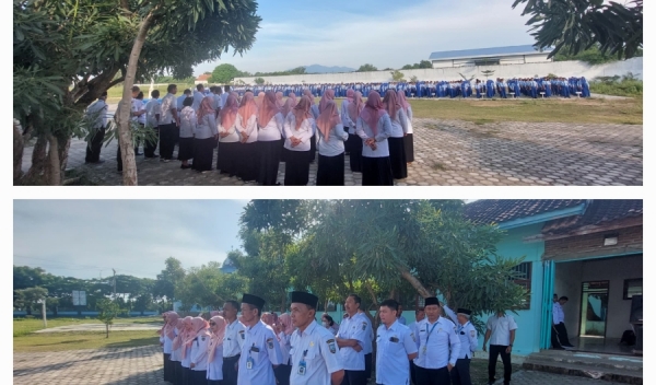 Apel Pagi Halal Bi Halal Bersama Siswa Siswi SMP Negeri 1 Kragan  